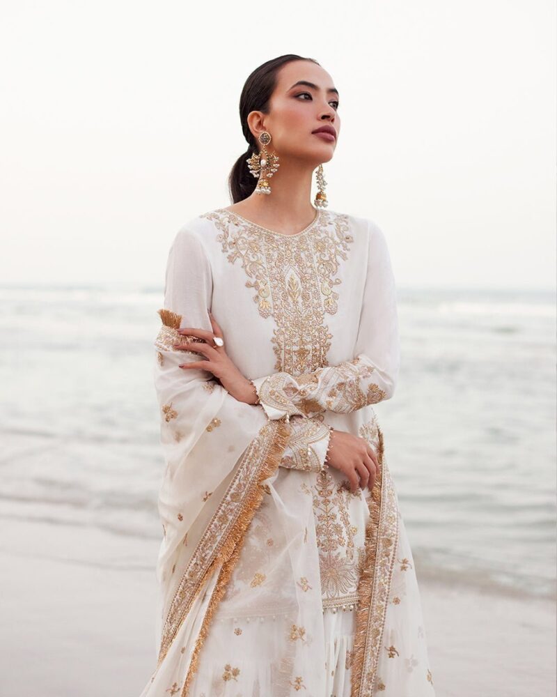 Faiza Saqlain Mirhana Embroidered Lawn 3pc Suit Collection 2024