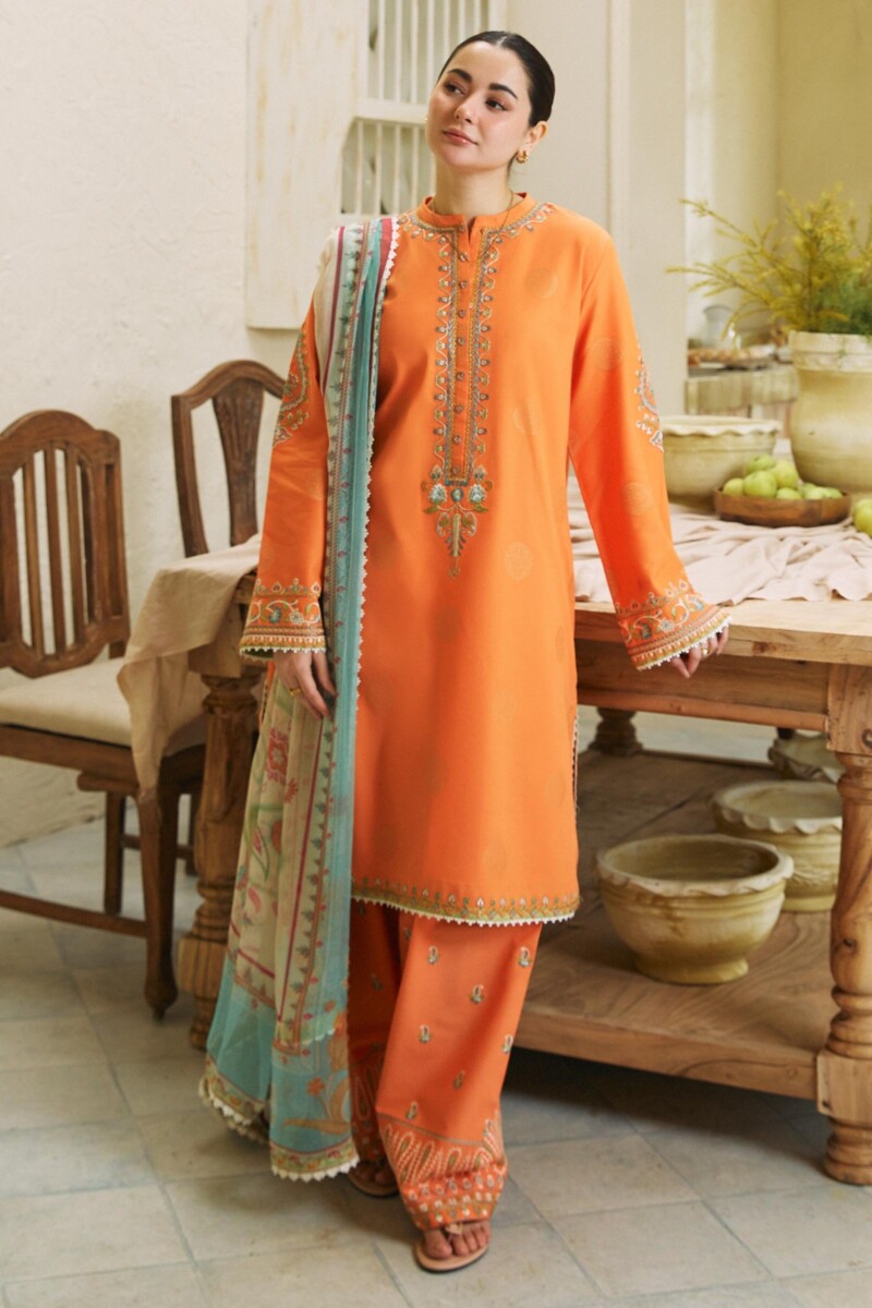 product Zara Shahjahan Morni-9b Coco Embroidered Lawn 3pc Suit