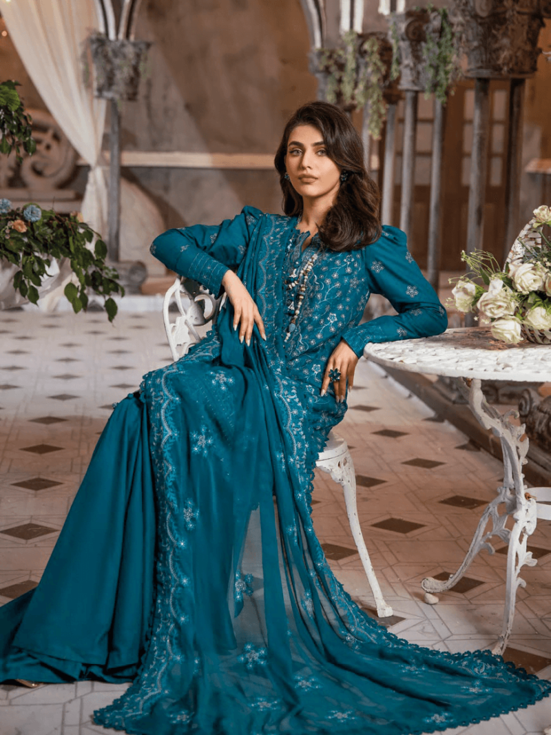 Gul Ahmed Pm-42026 Premium Embroidered Lawn Collection 2024