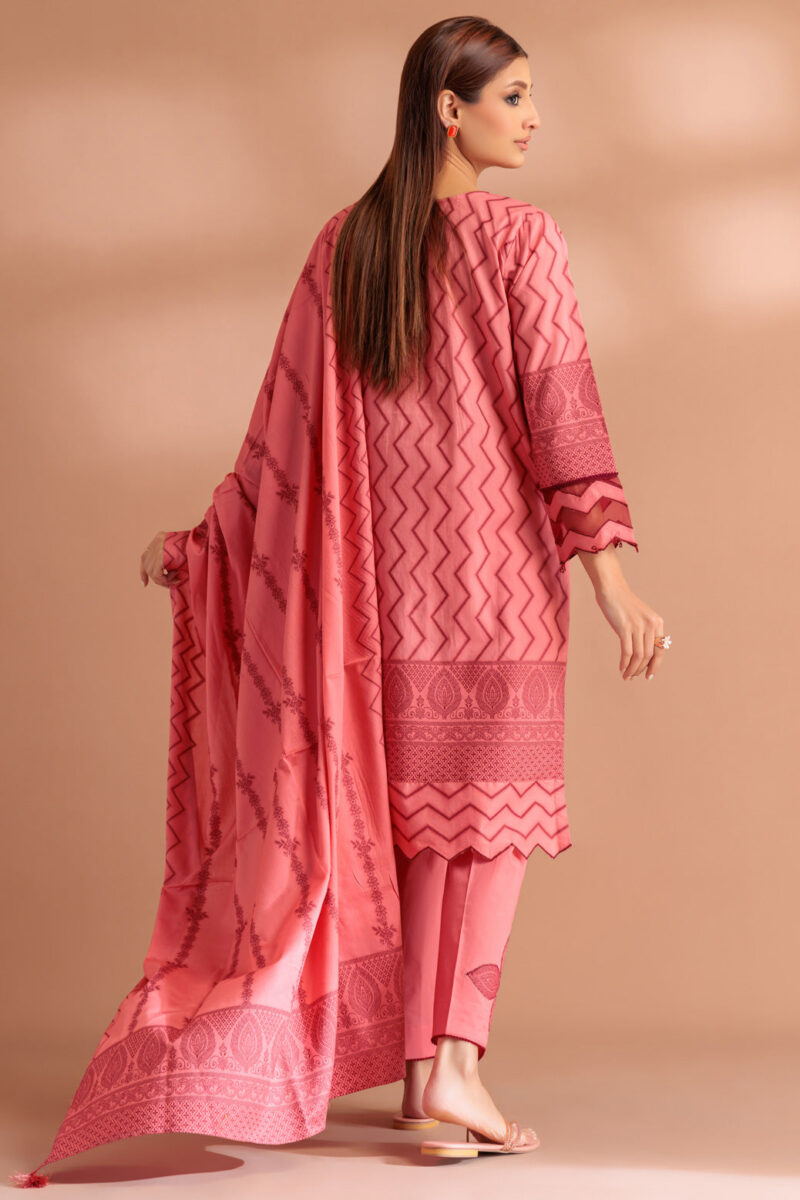 product Bonanza Satrangi Pink Jacquard 3 Piece Pwj3233p13 Festive Pret 2024