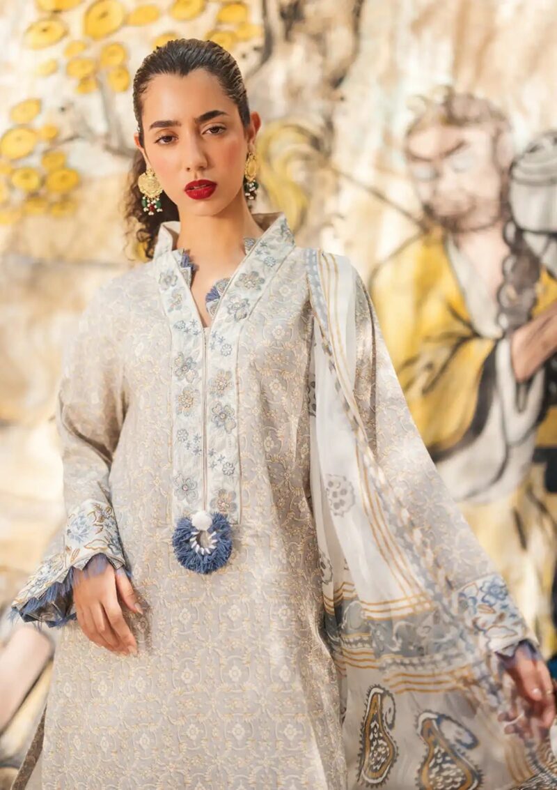 Roheenaz Taneez RT24 06 A Mahsa Lawn Collection 24