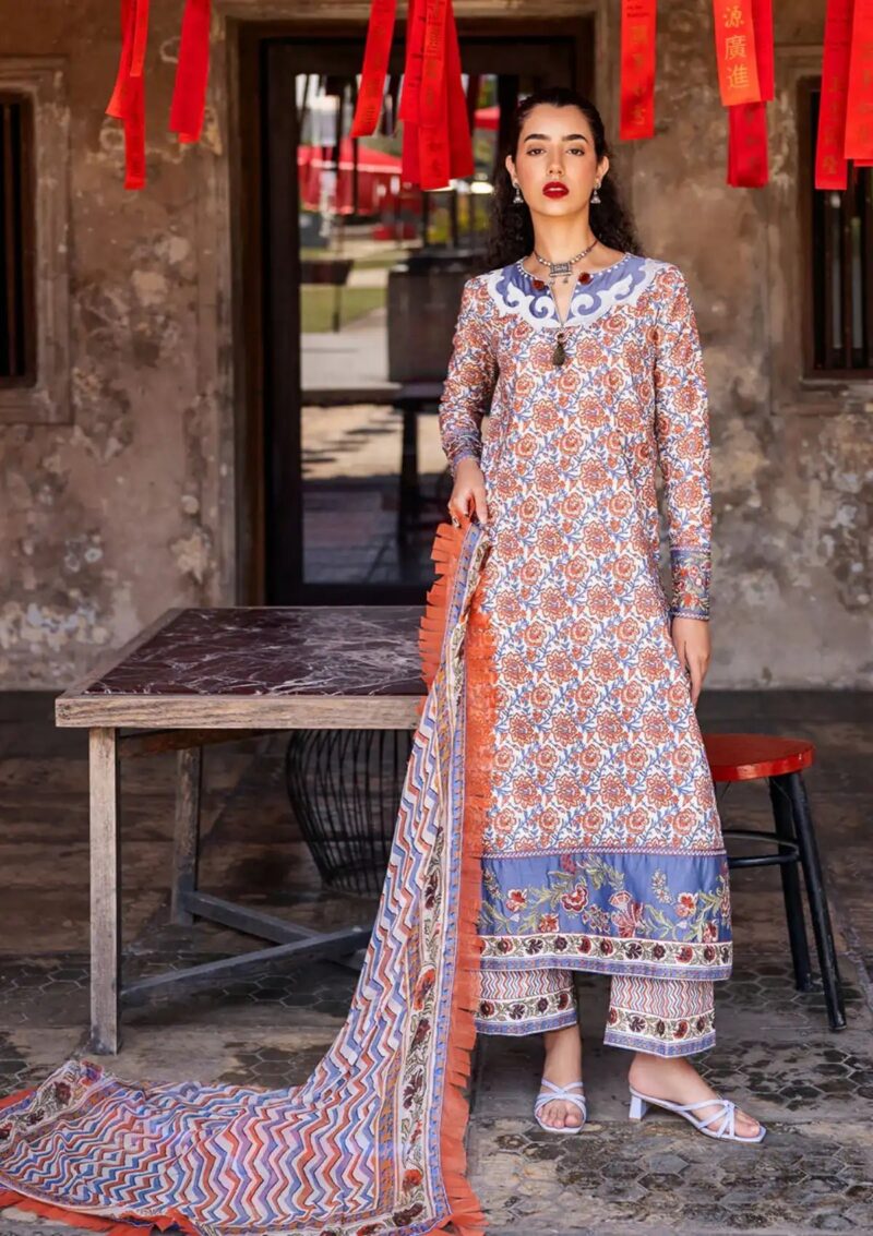 Roheenaz Taneez RT24 09 A Neda Lawn Collection 24