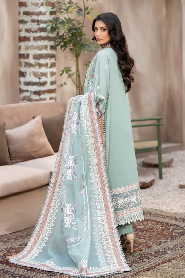 Serene Premium S.L 49 Mirha Embroidered Lawn 3pc Suit Collection 2024