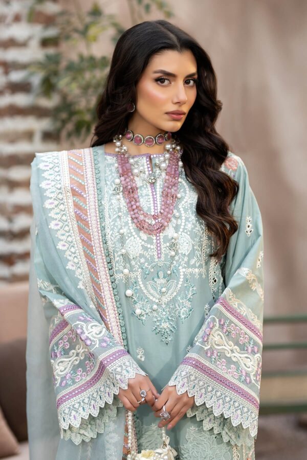 Serene Premium S.L 49 Mirha Embroidered Lawn 3pc Suit Collection 2024