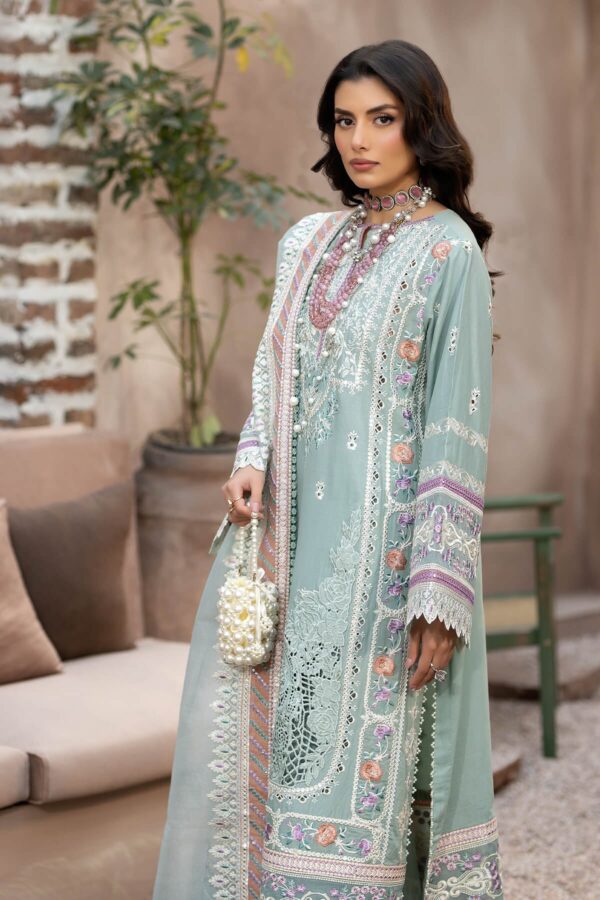 Serene Premium S.L 49 Mirha Embroidered Lawn 3pc Suit Collection 2024