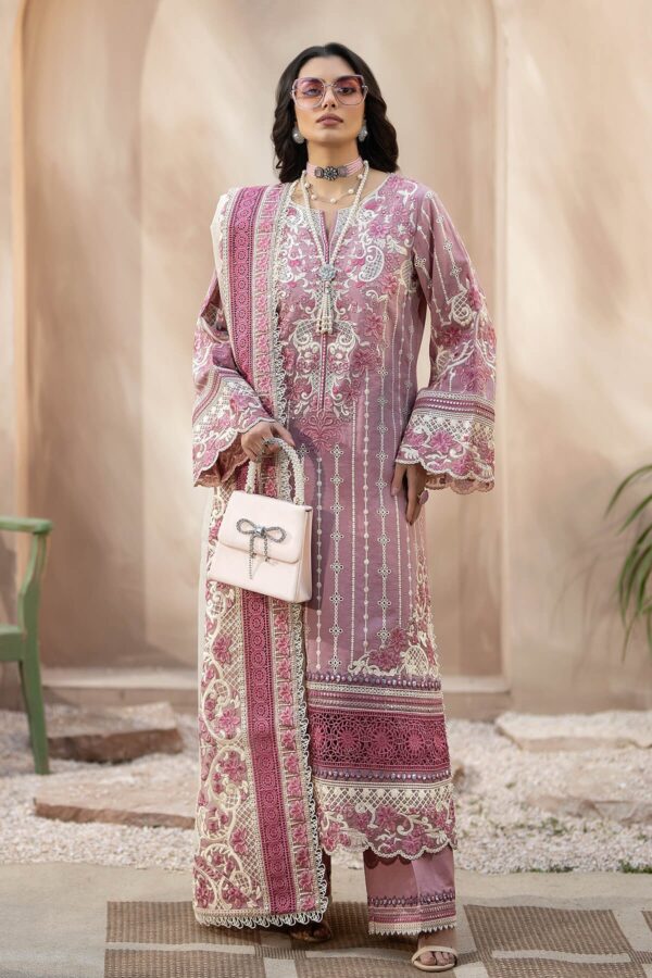 Serene Premium S.L 52 Abeer Embroidered Lawn 3pc Suit Collection 2024