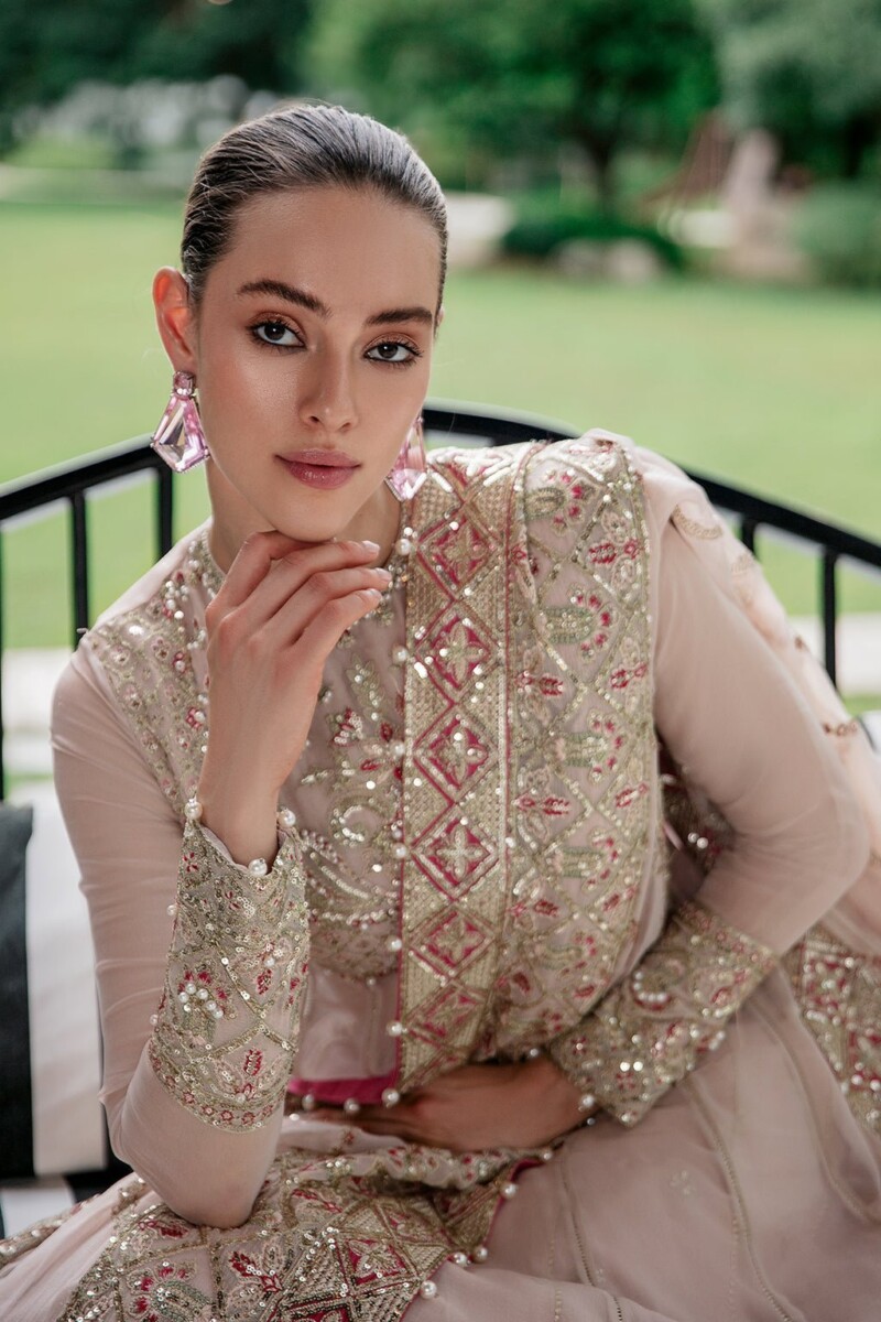 product Saad Shaikh Fleurie - Bravo Fleurie Luxury Embroidered Chiffon Suit Collection 2024