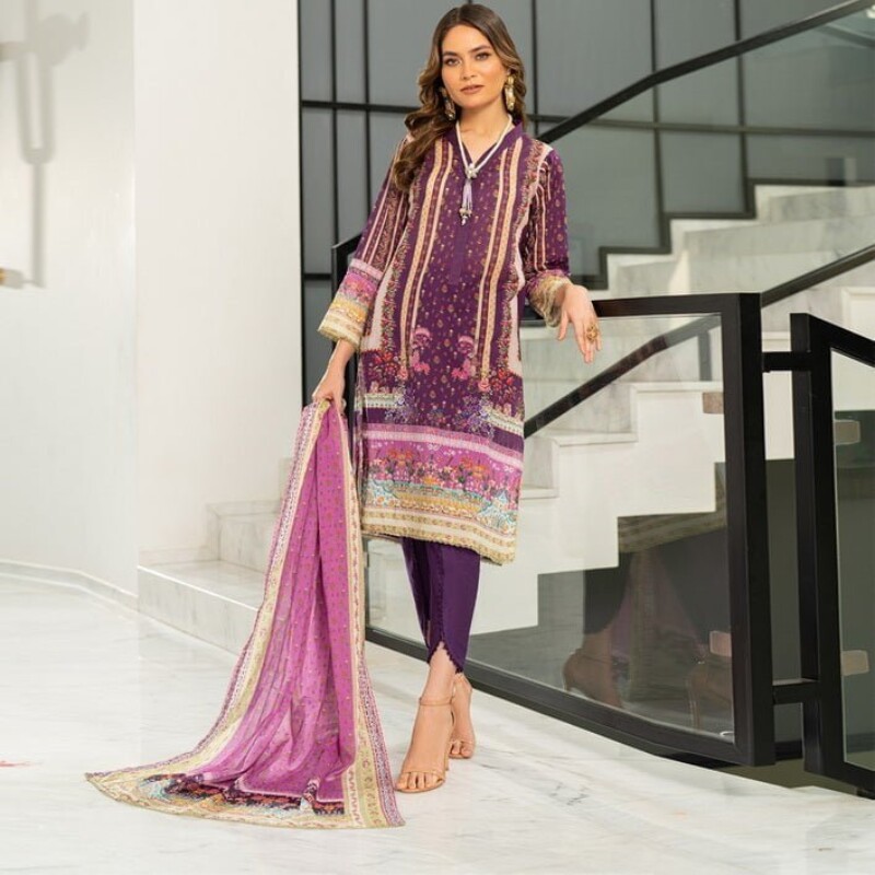 Regalia Salina S8-01 Vol-08 Digital Printed Lawn Collection 2024