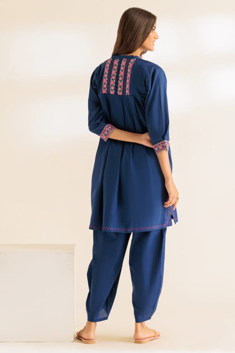 Bonanza Satrangi Blue Cambric 2 Piece Sa2242p02 Co Ord Sets