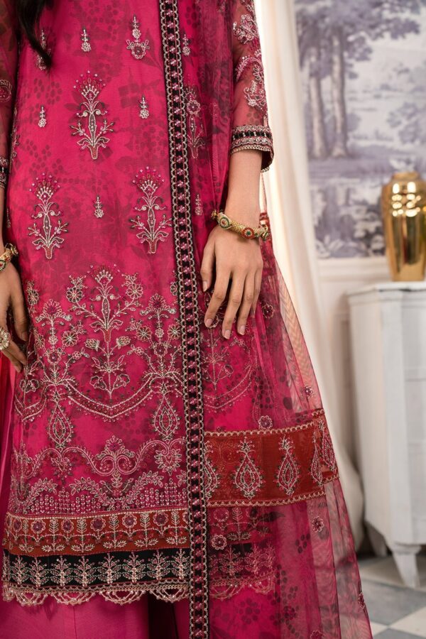 Zarif Afsanah Zaf 05 Jhoom Luxury Embroidered Net 3pc Collection 2024