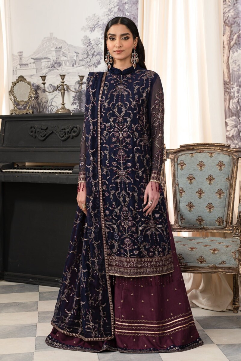 product Zarif Afsanah Zaf 10 Kashish Luxury Embroidered Chiffon 3pc Collection 2024