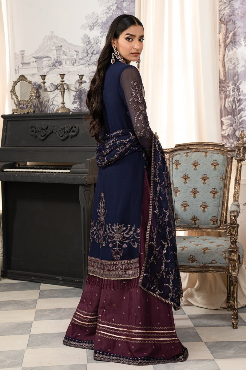 product Zarif Afsanah Zaf 10 Kashish Luxury Embroidered Chiffon 3pc Collection 2024