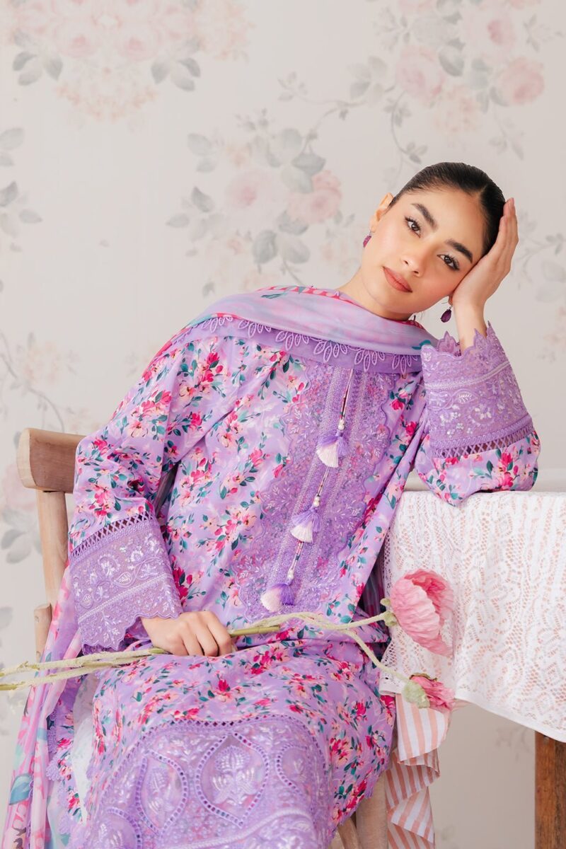 Afrozeh Orchid The Floral Charm Lawn'24