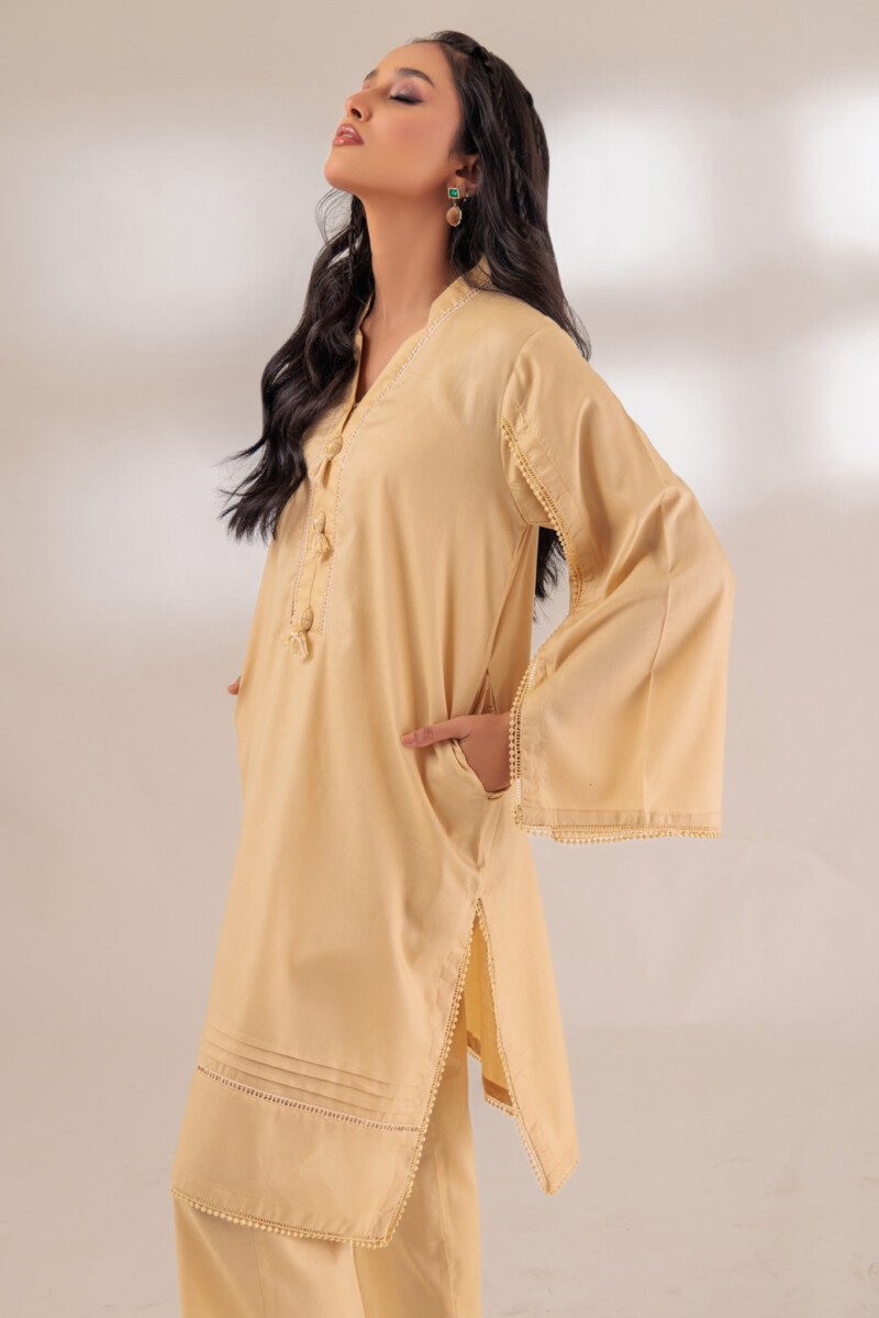 product Bonanza Satrangi Beige Dobby 2 Piece Sas232p27 Solid Pret