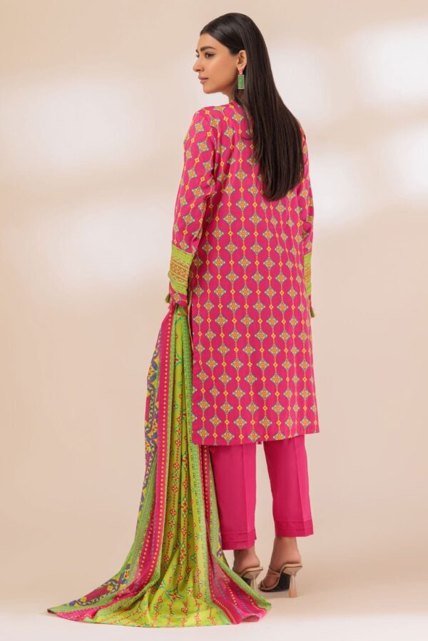 Bonanza Satrangi Hot Pink Lawn 3 Piece Sas233p53 Summer Collection 24