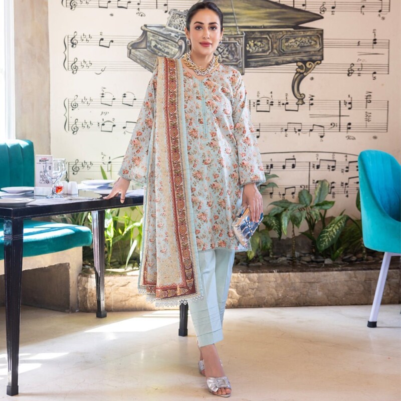 product Regalia Salina Sdpl6-09 Vol-06 Digital Printed Lawn Collection 2024