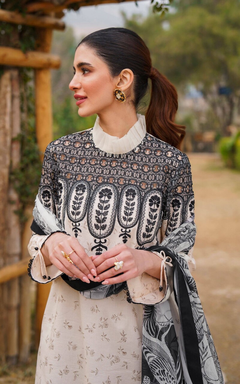 product Asifa Nabeel Digital Printed Lawn Snowdrop-U141m002 3 Piece Suit Cultural Outfit 2024