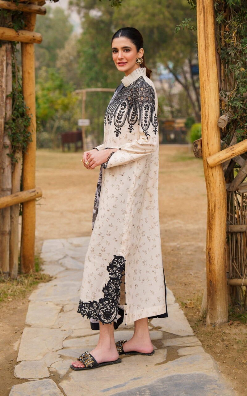 product Asifa Nabeel Digital Printed Lawn Snowdrop-U141m002 3 Piece Suit Cultural Outfit 2024