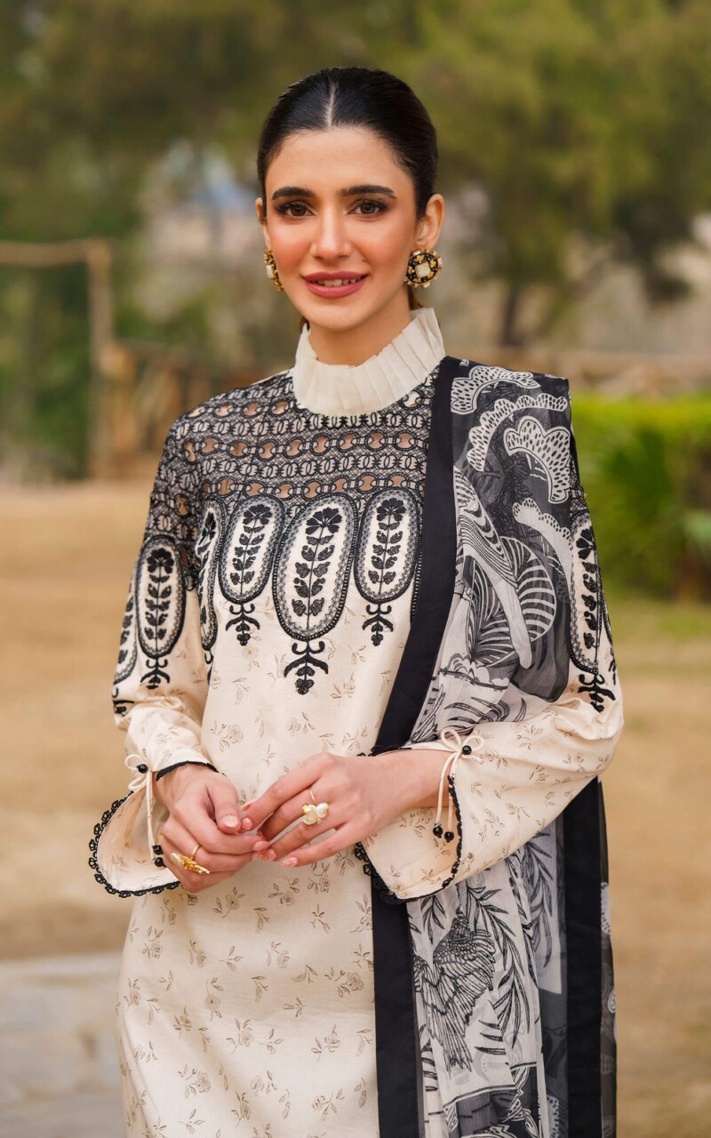 product Asifa Nabeel Digital Printed Lawn Snowdrop-U141m002 3 Piece Suit Cultural Outfit 2024