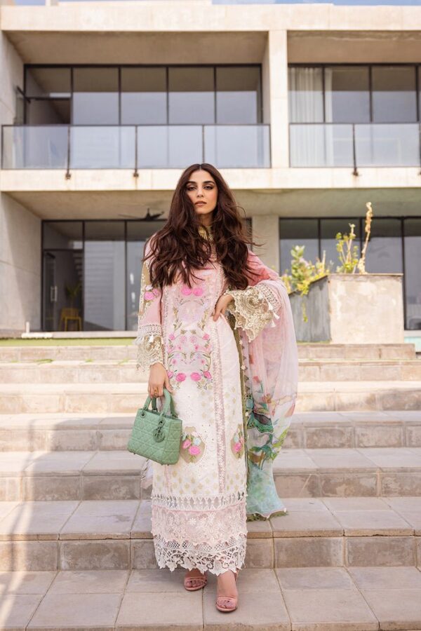 Saira Rizwan Srll24-01 Laurel Embroidered Luxury Lawn 3Pc Suit Collection 2024
