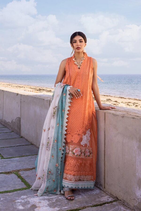 Saira Rizwan Srll24-04 Mabe Embroidered Luxury Lawn 3Pc Suit Collection 2024