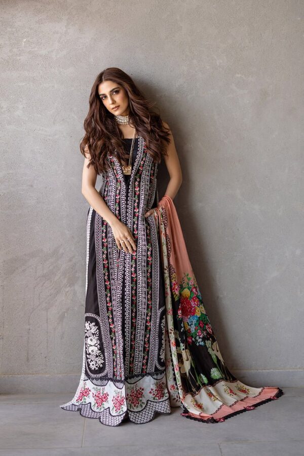 Saira Rizwan Srll24-06 Ember Embroidered Luxury Lawn 3Pc Suit Collection 2024
