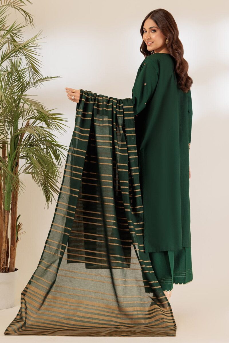 Bonanza Satrangi Green Cambric 3 Piece Ss1243p21 Festive Pret 2024