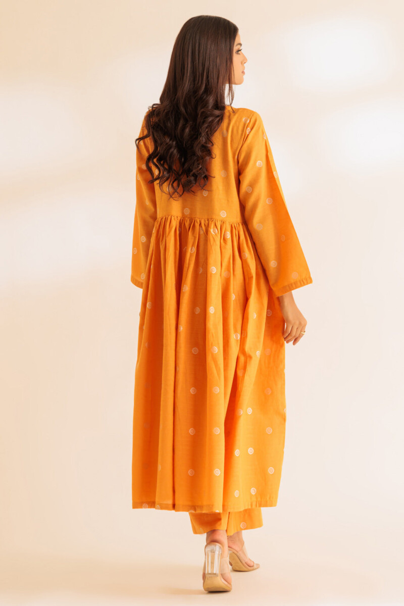 product Bonanza Satrangi Orange Angrakha 2 Piece Ss2242p46 Co Ord Sets