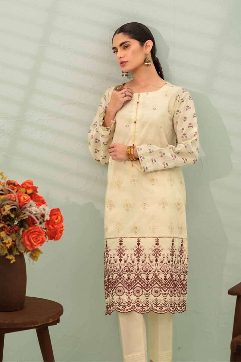 product Bonanza Satrangi Lemon Jacquard 2 Piece Ss2242p51 Festive Pret 2024