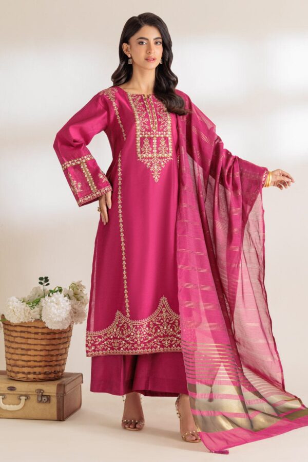 Bonanza Satrangi Pink Dyed 3 Piece Ss5243P38 Festive Pret 2024