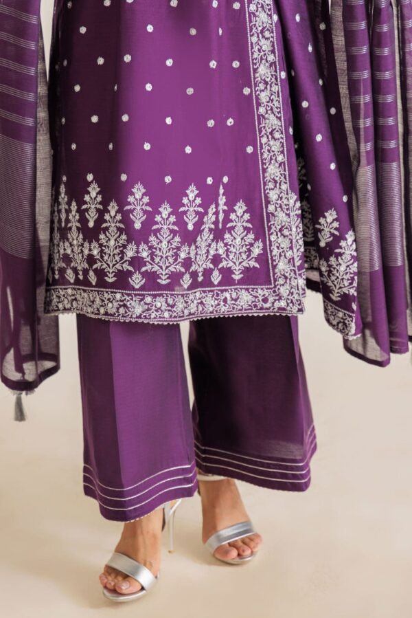 Bonanza Satrangi Purple Dyed 3 Piece Ss5243P42 Festive Pret 2024