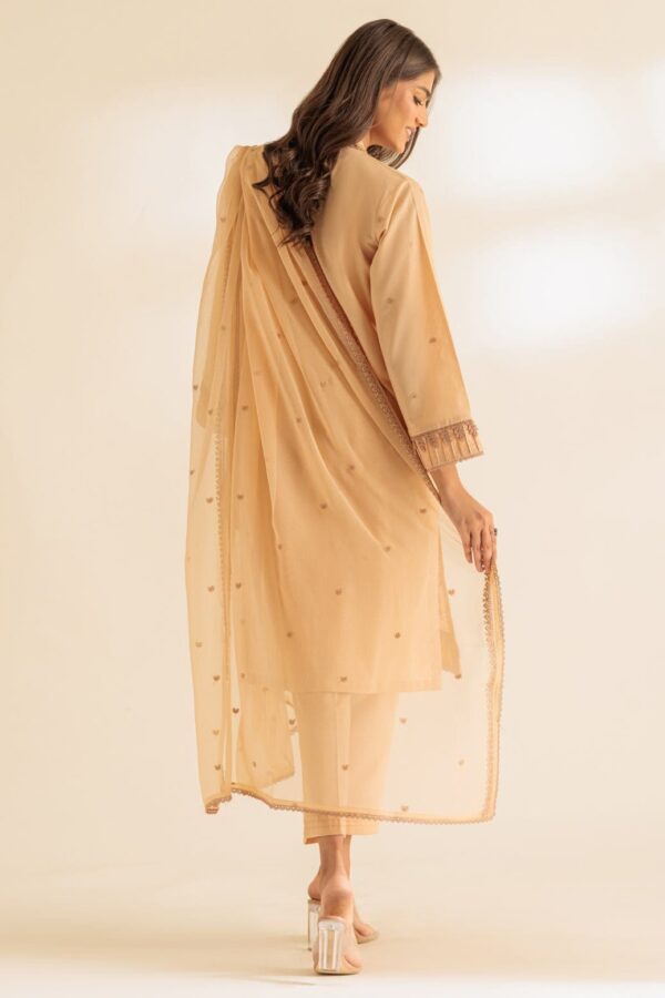 Bonanza Satrangi Beige Cambric 3 Piece Ss5243P48 Summer Collection 24