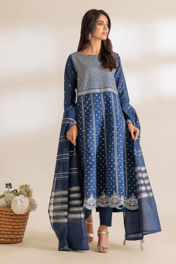 Bonanza Satrangi Blue Dyed 3 Piece Ss5243P52 Festive Pret 2024