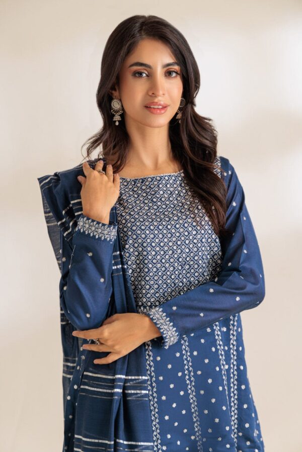 Bonanza Satrangi Blue Dyed 3 Piece Ss5243P52 Festive Pret 2024