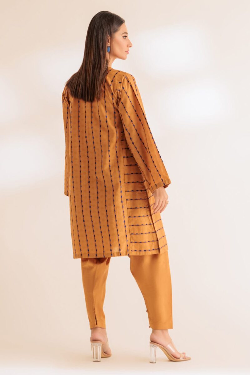 Bonanza Satrangi Mustard Cambric 2 Piece Ss6242p21 Co Ord Sets