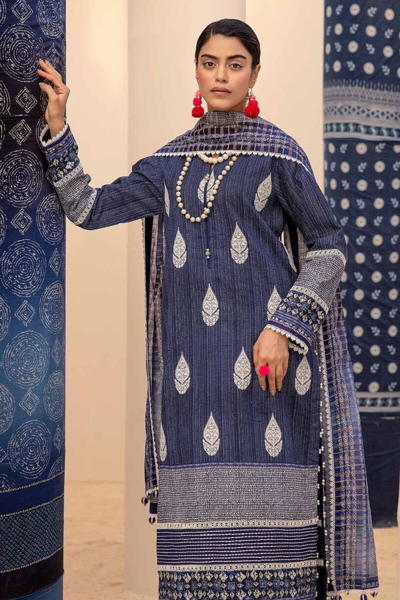 Gul Ahmed St-42007 Embroidered Lawn Collection 2024