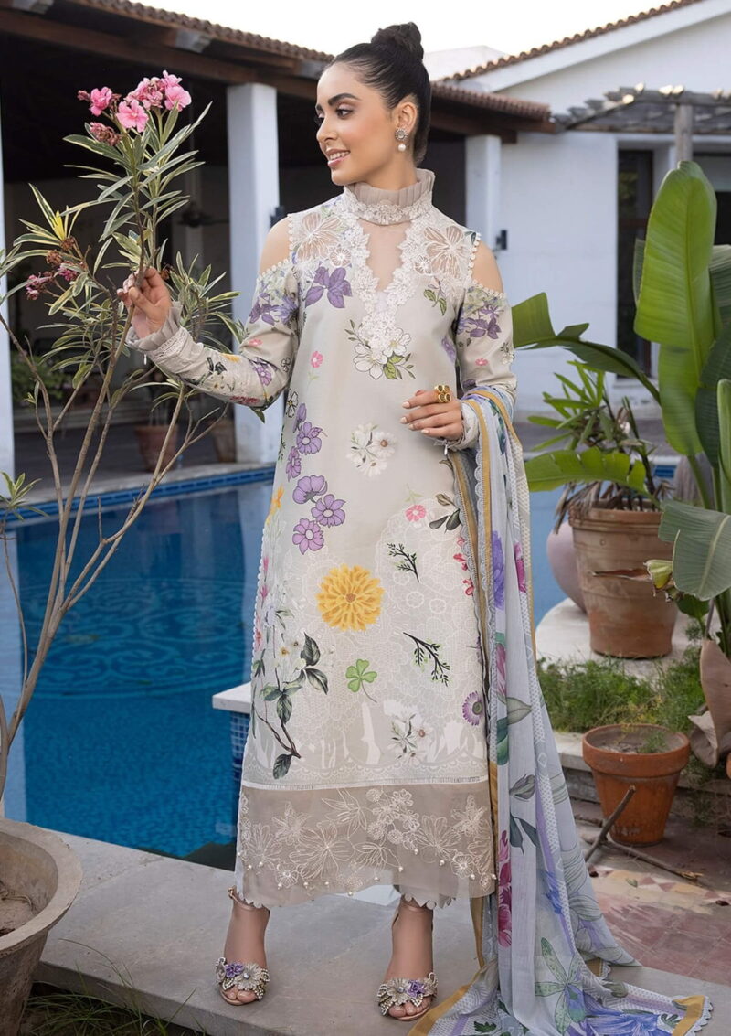 Asifa & Nabeel Am24 16 Sarmayi Meraki Premium Lawn Collection