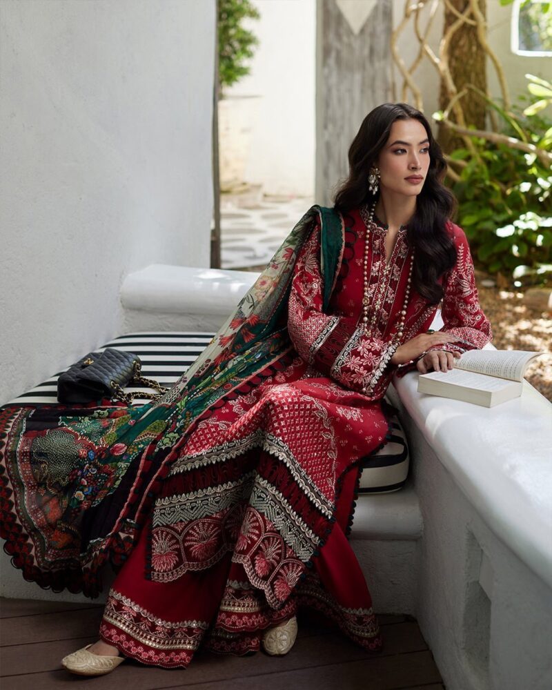 Faiza Saqlain Sivana Embroidered Lawn 3pc Suit Collection 2024