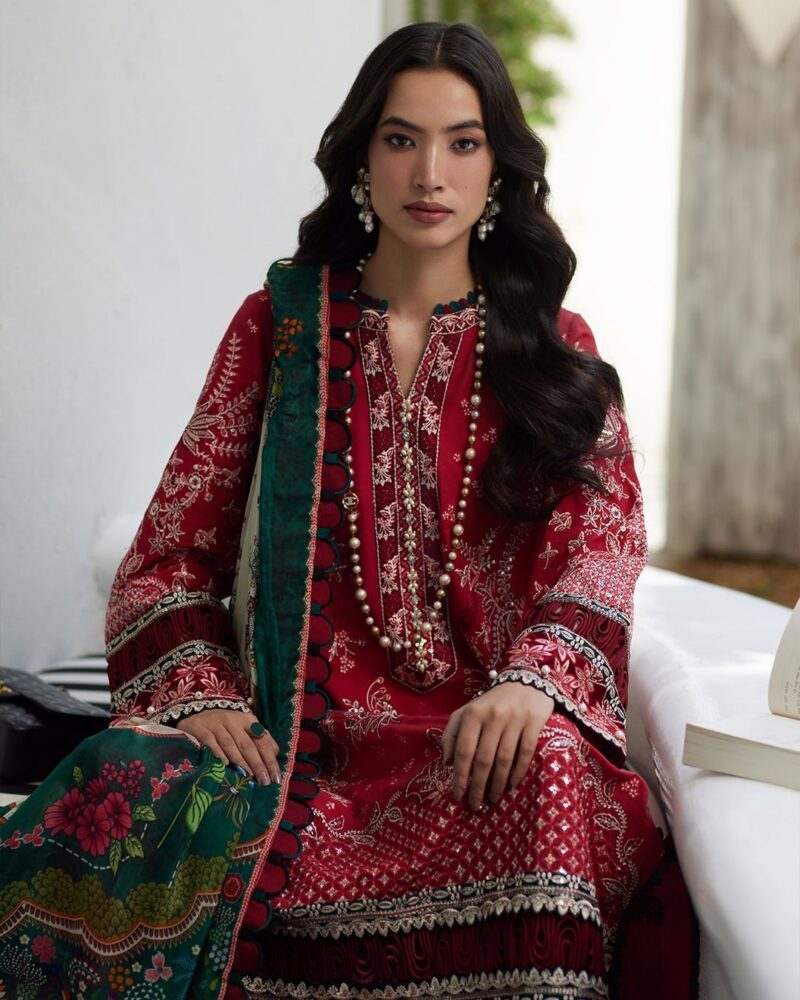 Faiza Saqlain Sivana Embroidered Lawn 3pc Suit Collection 2024