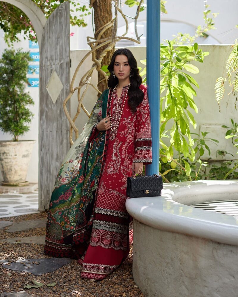 Faiza Saqlain Sivana Embroidered Lawn 3pc Suit Collection 2024