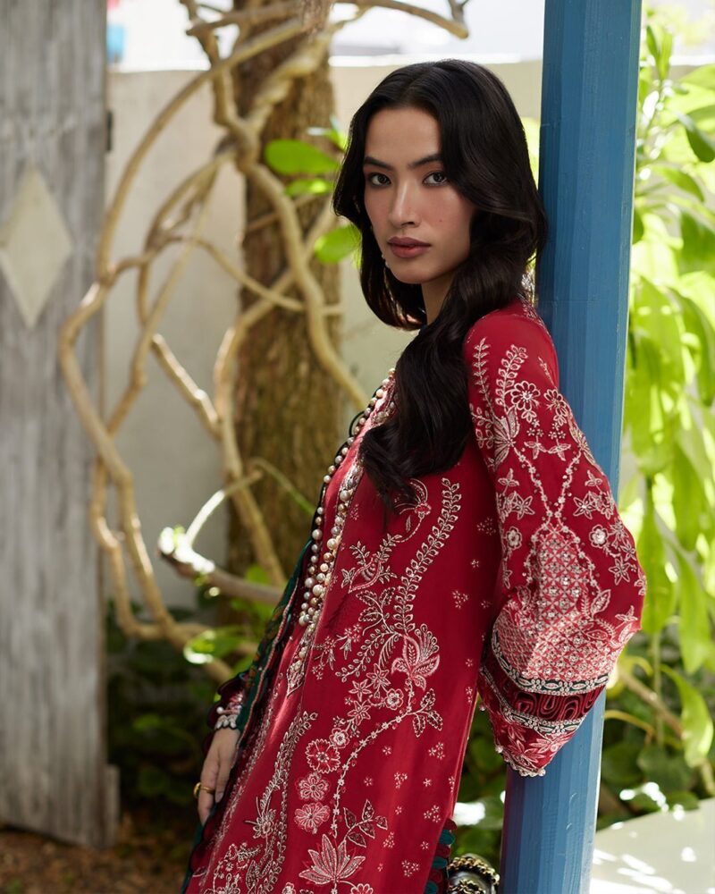 Faiza Saqlain Sivana Embroidered Lawn 3pc Suit Collection 2024