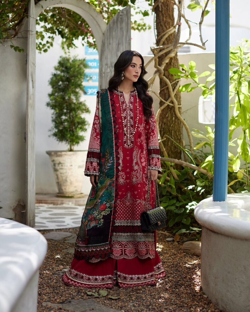 Faiza Saqlain Sivana Embroidered Lawn 3pc Suit Collection 2024