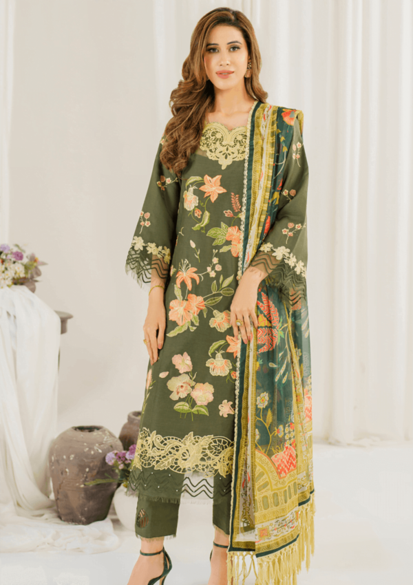 Asifa & Nabeel Ap24 06 Sweet Pea Pretty In Pink Premium Lawn Collection