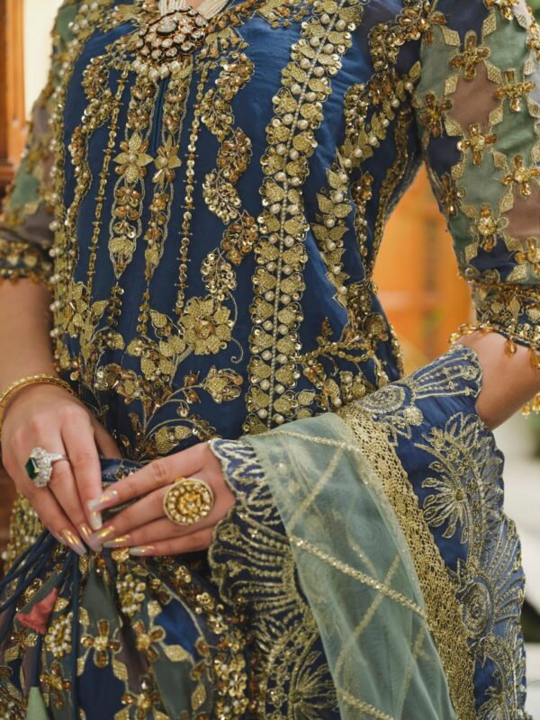 Saira Shakira - Toska Embroidered Organza Wedding Suit Collection 2024