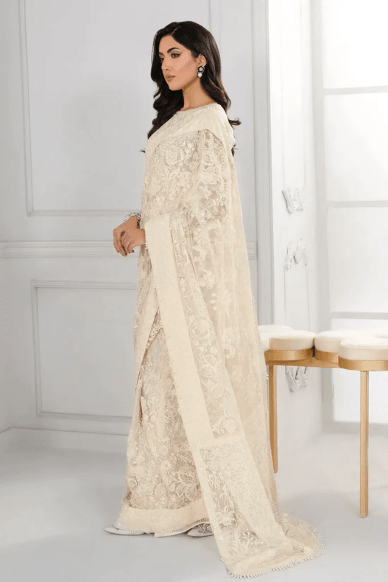 Baroque Chantelle Saree D-287 Embroidered Luxury Net Saree Collection 2024