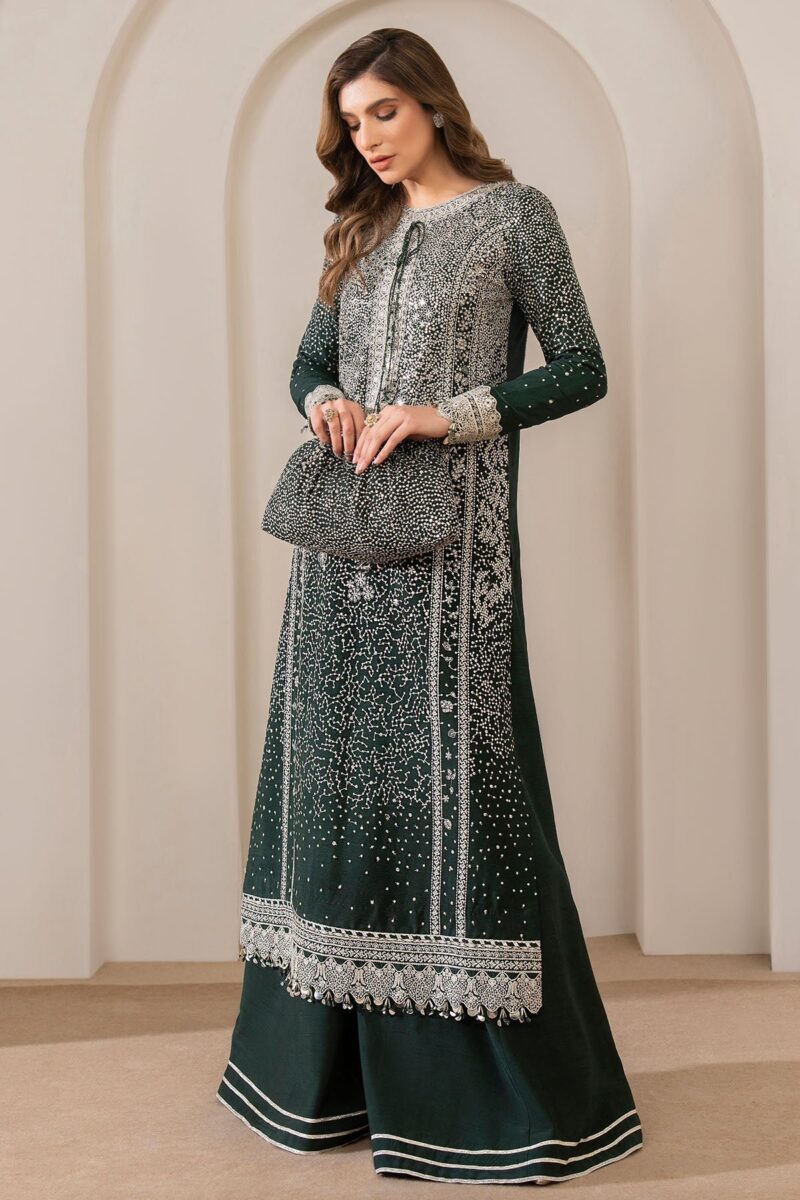 Jazmin Ur-7014 Formal Embroidered Raw Silk Collection 2024