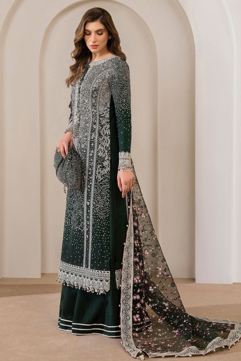 Jazmin Ur-7014 Formal Embroidered Raw Silk Collection 2024