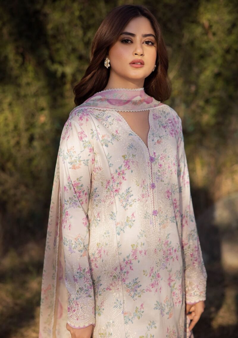 Zaha Unstitched ZL24 03A Lawn Collection 24