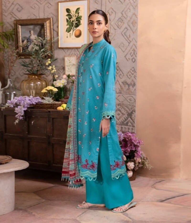 Zellbury Wus24e31115 Embroidered Lawn 3pc Suit Collection 2024