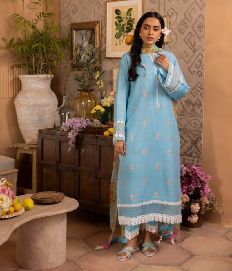 Zellbury Wus24e31117 Embroidered Lawn 3pc Suit Collection 2024